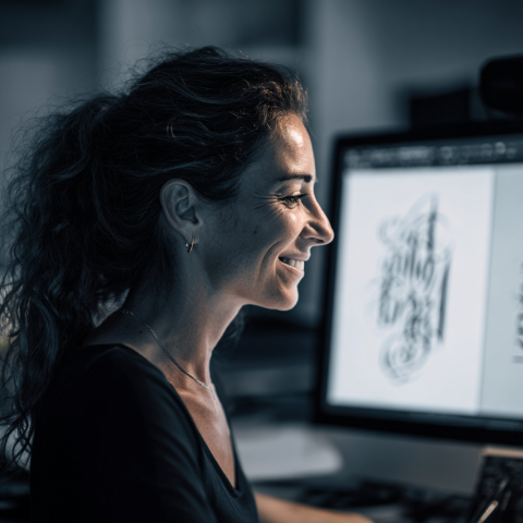 Letrasyfuentes-Photo-of-a-smiling-spanish-woman-graphic-design-90d64531-b5b9-4b7c-9b1a-e0c4465b1e0f