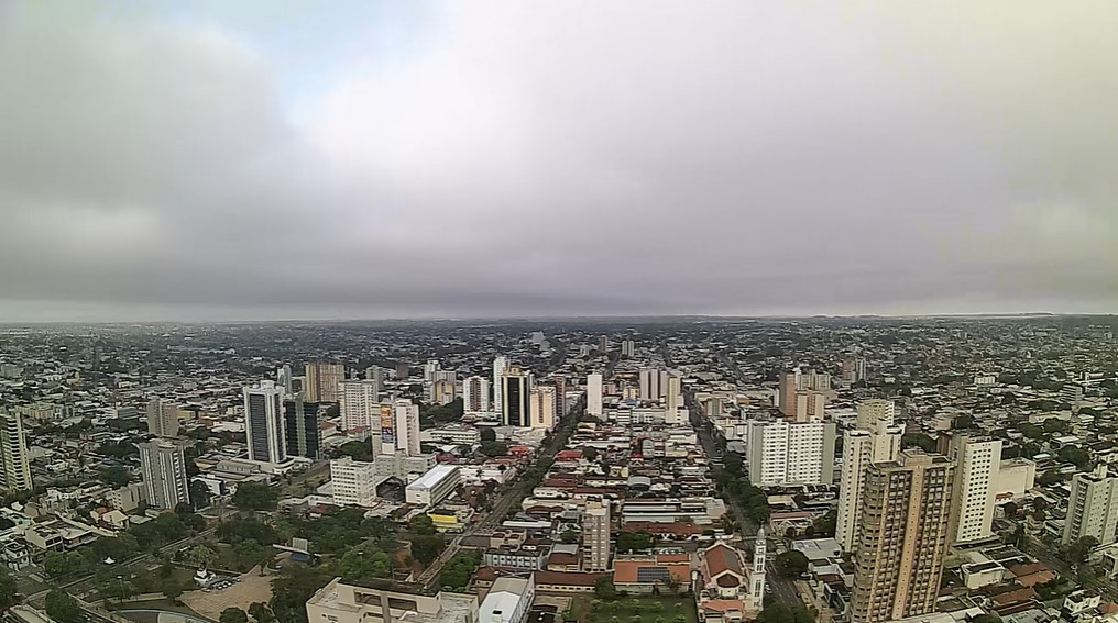 Campo Grande nesta manhã de segunda-feira