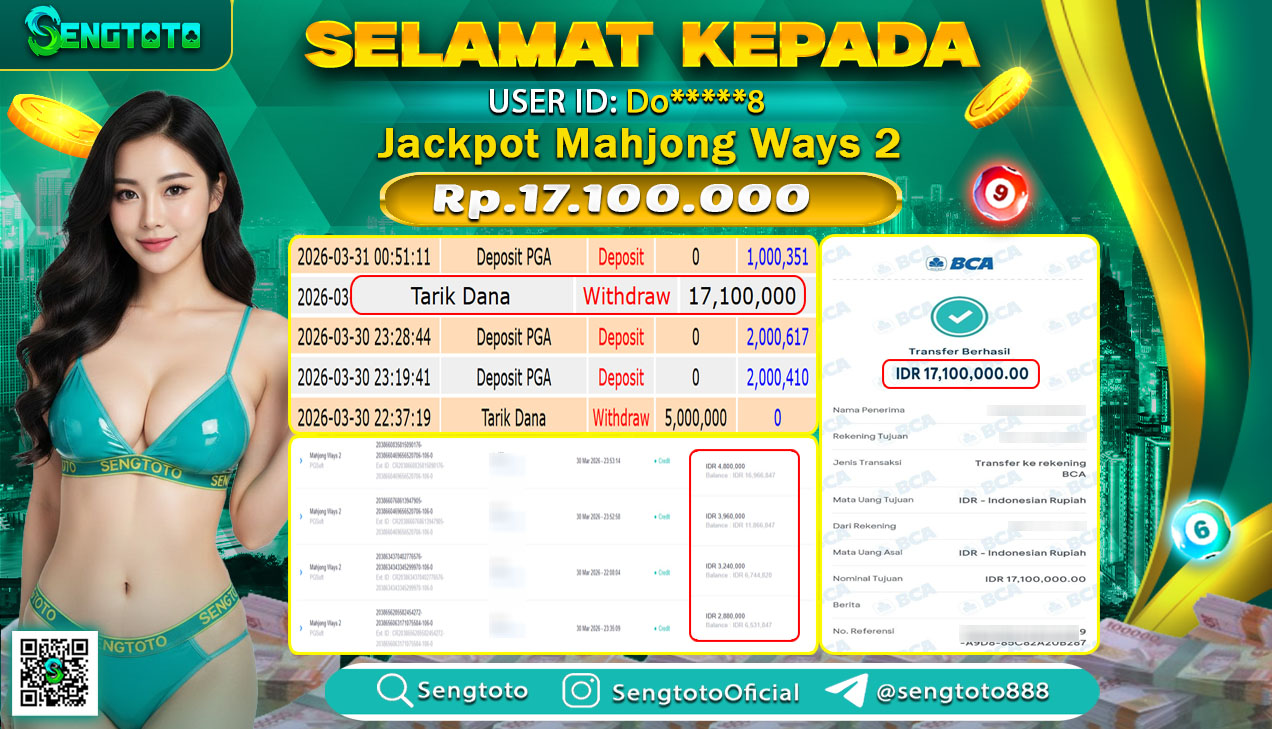 BUKTI PEMBAYARAN SLOT MAHJONG WAYS 2