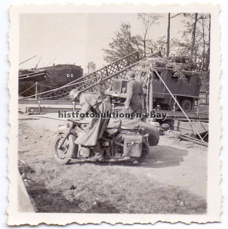 Orig Foto Funkwagen Lkw Truck Notbrücke Victoria