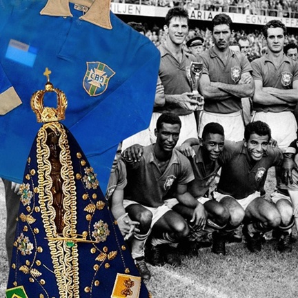 La Vergine Maria ha ispirato la maglia blu della nazionale di calcio del Brasile