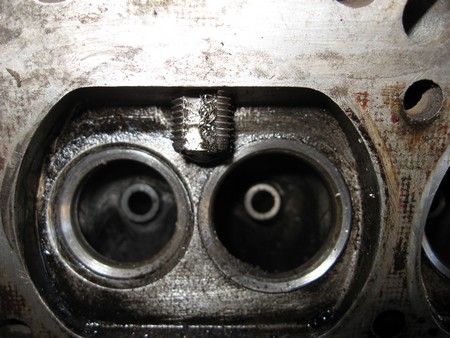 taraud dans filrtage de bougie