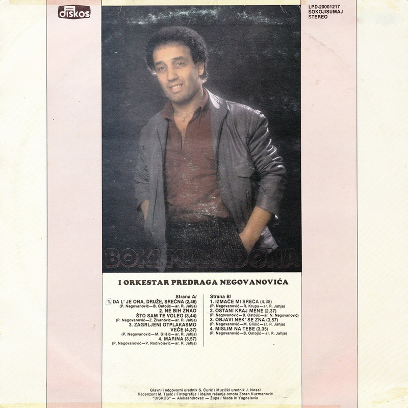 Bozidar Besirevic [ Boki Maradona ] 1986 z