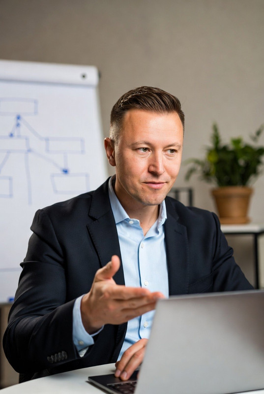 Bedrijfsopvolging gezocht: adviseur bespreekt opvolgingsplan met ondernemer