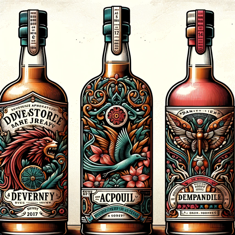 тренды в оформлении этикеток для алкоголя