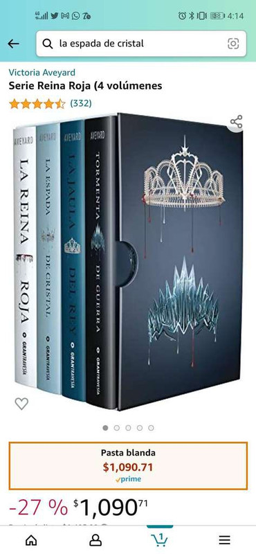 Amazon: La Reina Roja (saga completa)