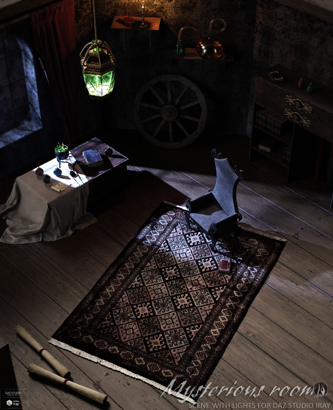 Mysterious Room Daz Studio Mysterious Room Daz Studio