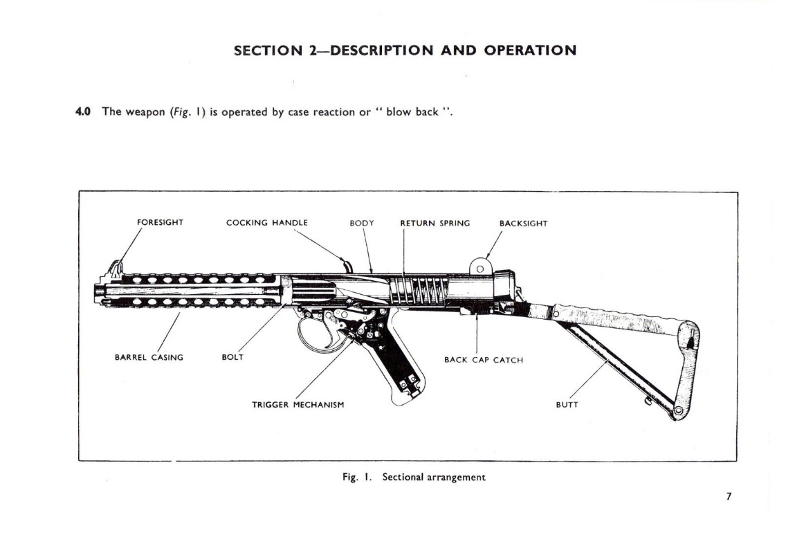 Sterling sub-machine gun user handbook 07