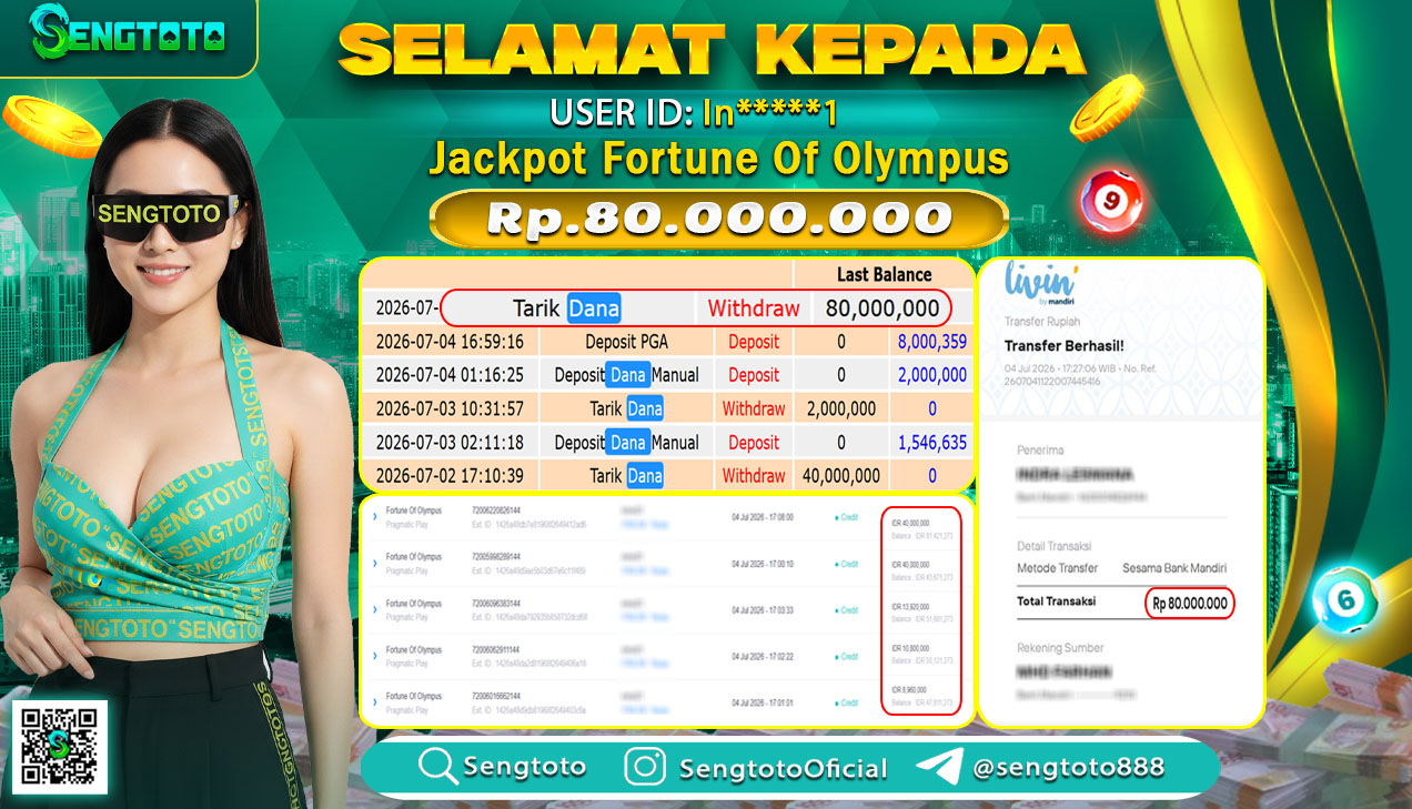 BUKTI PEMBAYARAN SLOT FORTUNE OF OLYMPUS