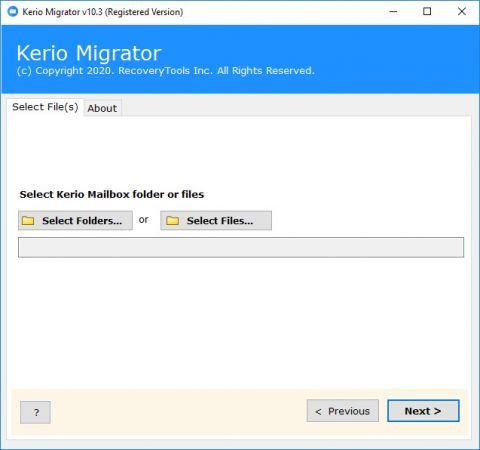 RecoveryTools Kerio Migrator v11.1
