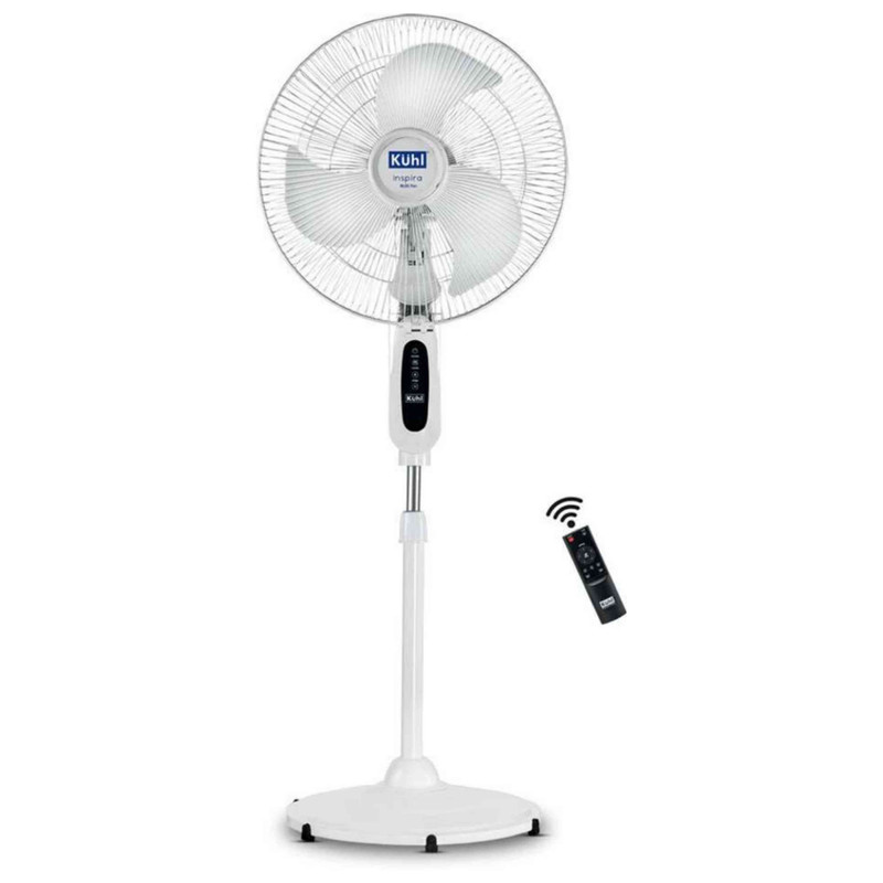 Inspira P2 5 Star 450 3 Blade Pedestal Fan (BLDC Motor
with Remote | White Pack of 1)