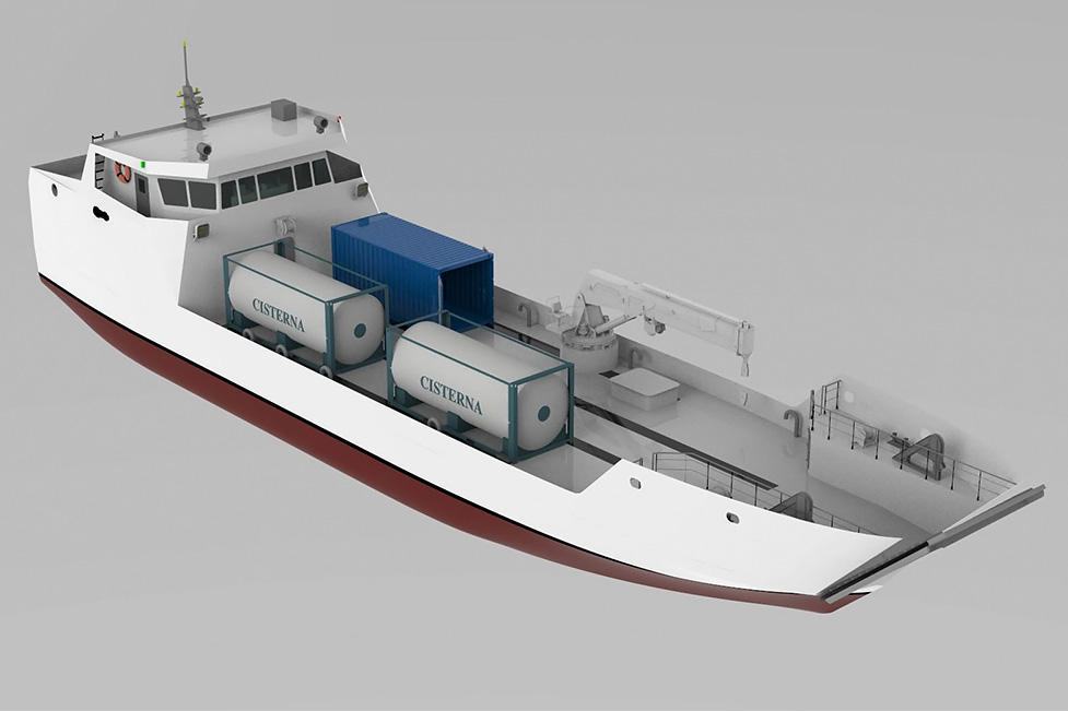 La Armada Colombiana desarrolla un prototipo virtual para un buque de apoyo logístico