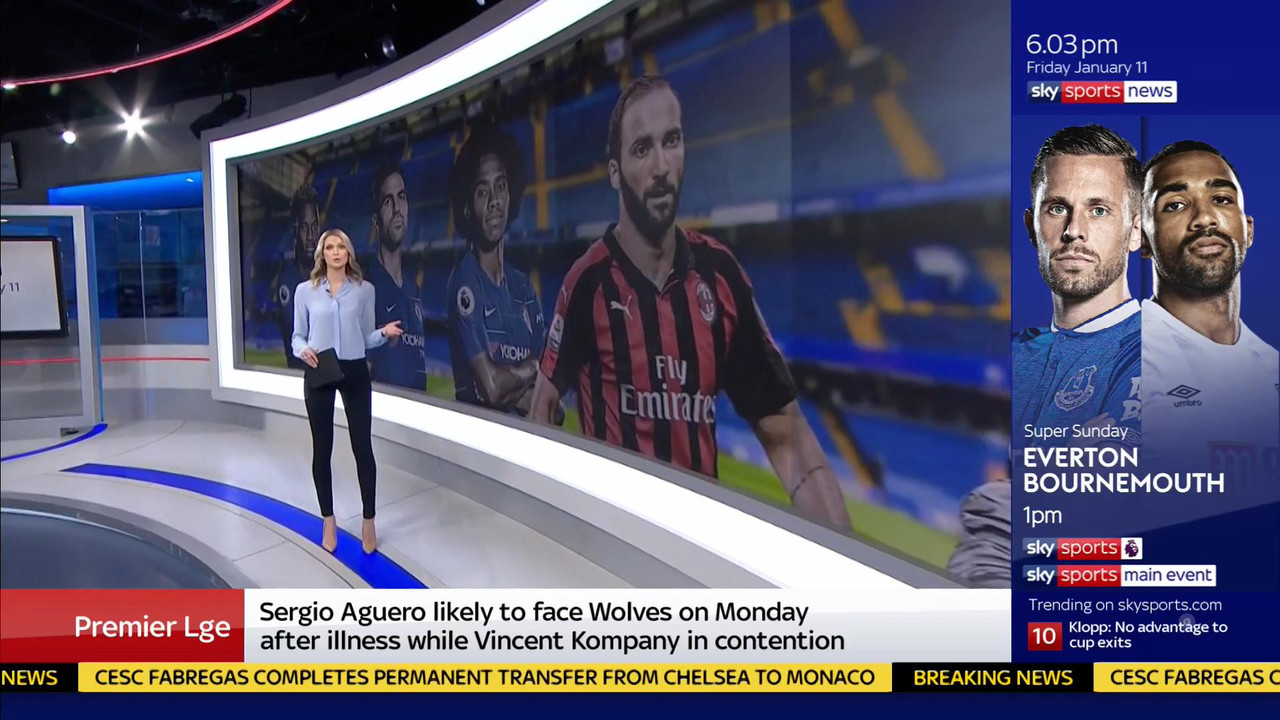 11 January - 18.00.00 - Sky Sports News At 6 2019. A comprehensi