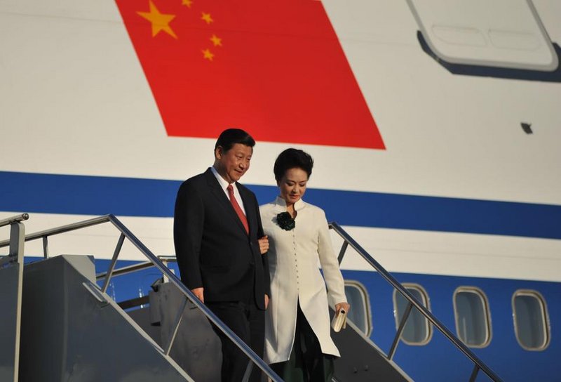 Presidente chino, Xi Jinping y su señora esposa