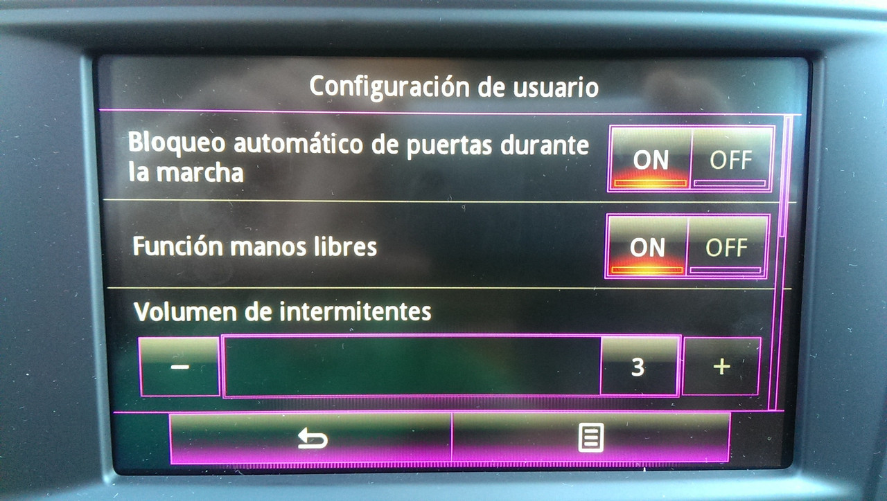 Volumen Intermitentes