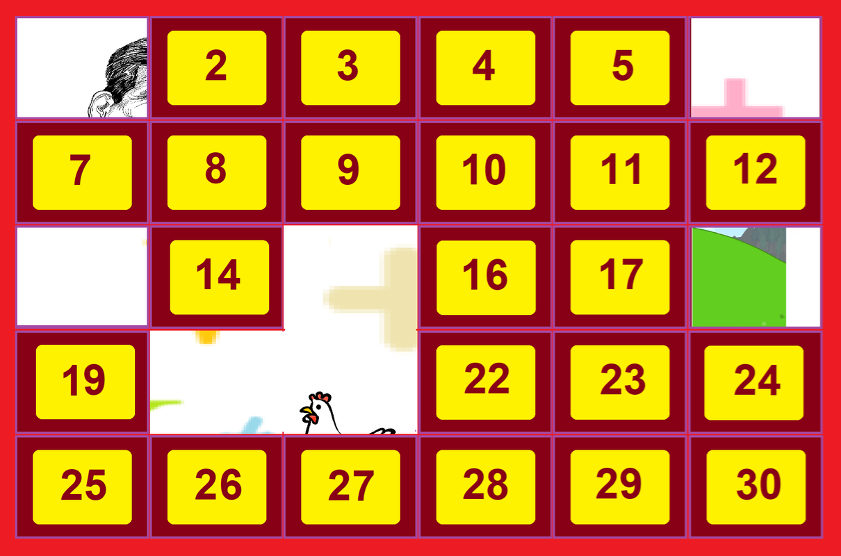 Classic Concentration Game One Puzzle