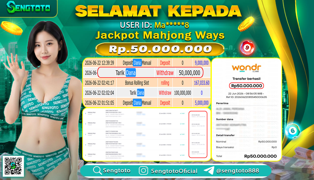 BUKTI PEMBAYARAN SLOT MAHJONG WAYS