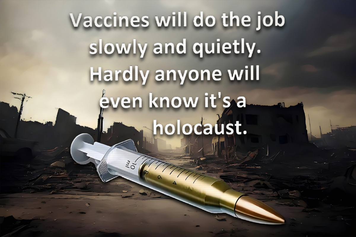Those who suffer from Conspiracy paranoia Vaxx-vacc-Clotshot-holocaust