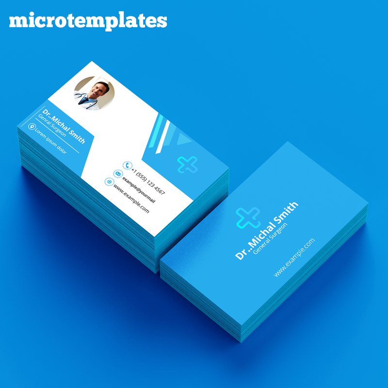 Professional Business Card for Surgeon  Customizable & Free Templates