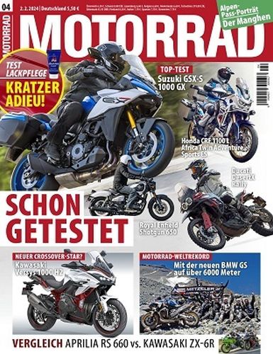 Cover: Motorrad Magazin No 04 vom 02  Februar 2024