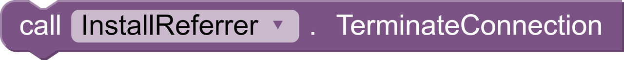 TerminateConnection Block