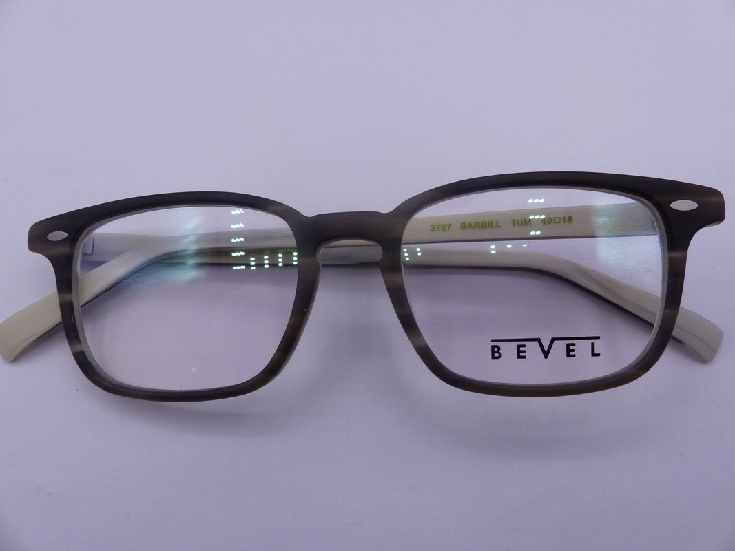 BEVEL 3707 BARBILL TUSK MATTE MENS EYEGLASSES FRAMES SIZE 49-18-135