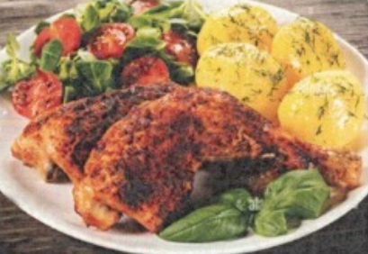 Piatto cosce di pollo