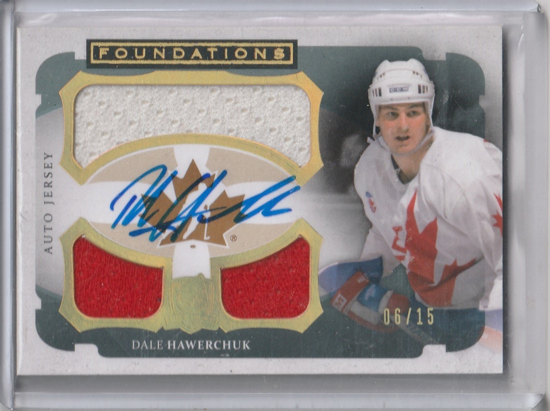 CAN - Hawerchuk The Cup Foundations Jersey Auto