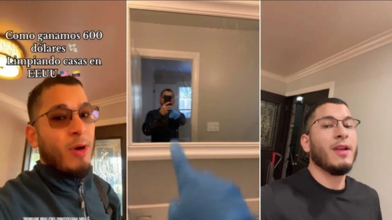 Latino gana miles de pesos limpiando casas en EU y se hace viral