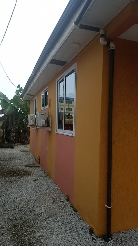 Modern kitchen and living area in 2-bedroom UCC apartment Cape Coast Ghana