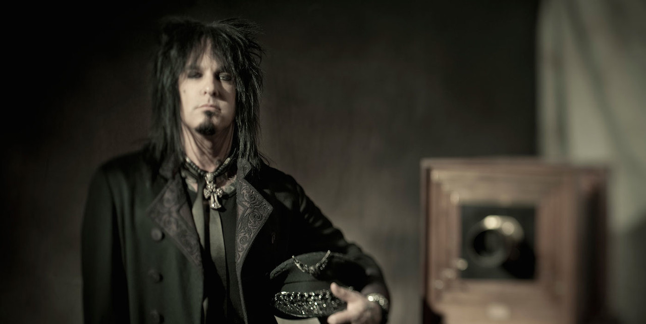 Nikki Sixx  - 2024 Dyed hair & Bohemian hair style.
