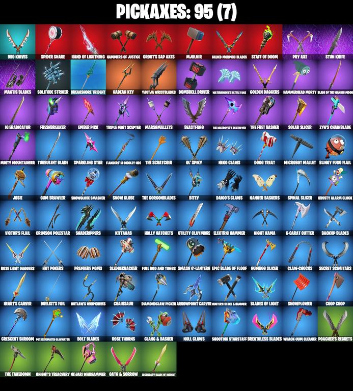 pickaxes comp