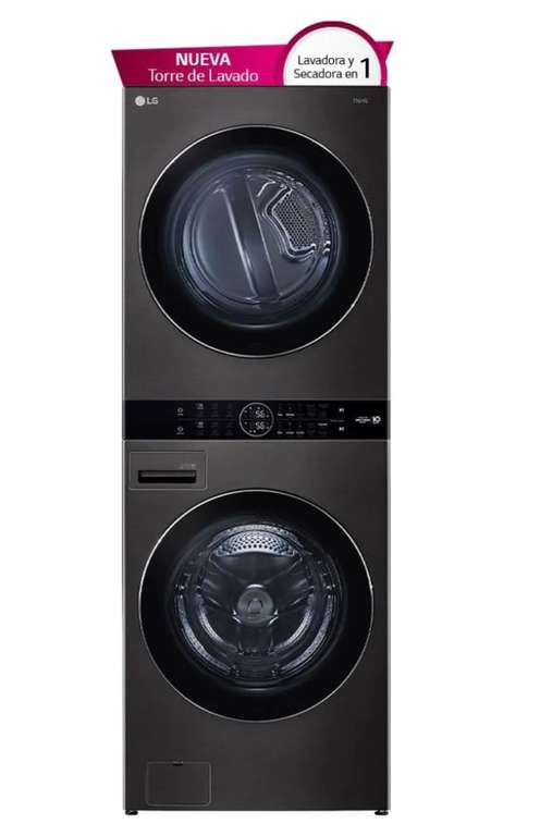 Sears: Torre de Lavado LG Washtower 22Kg / 22Kg Wk22Bs6