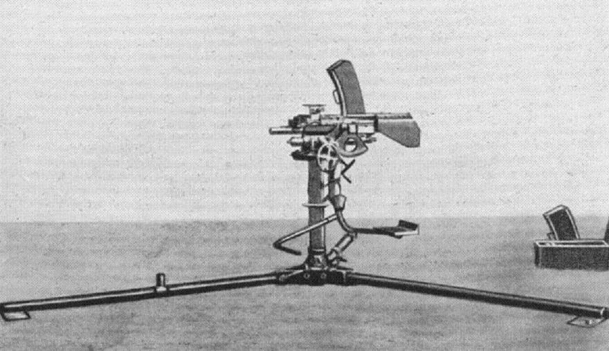 Krupp 3.7cm L-14.5 sockelflugzeugabwehrkanone