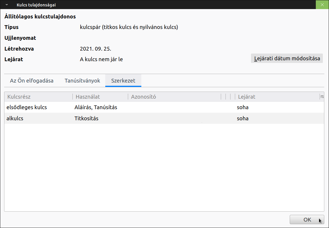 Thunderbird - OpenPGP (AA3A6F5D)