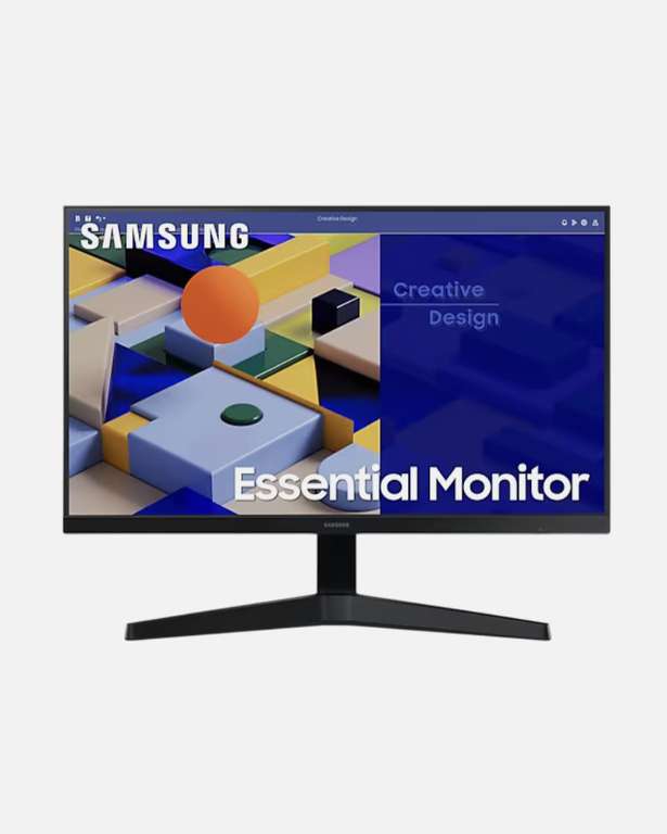 Samsung Store: Monitor Plano 24 S3 con Diseño sin Bordes color Negro 