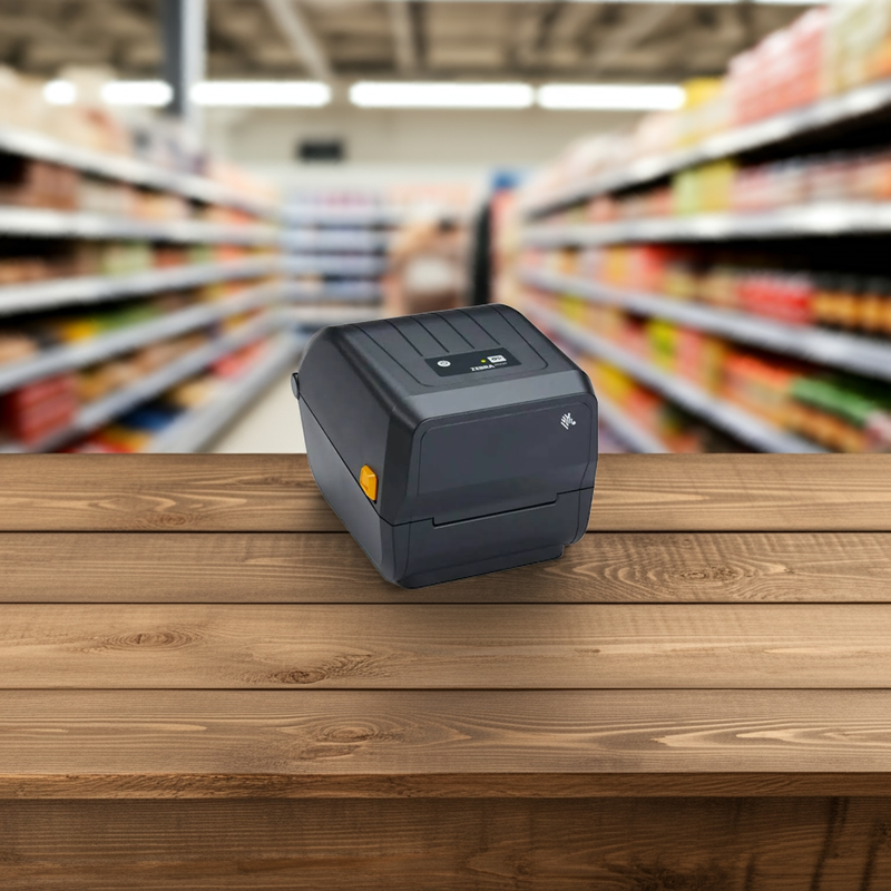 Operação simples da Zebra ZD220 com um único botão