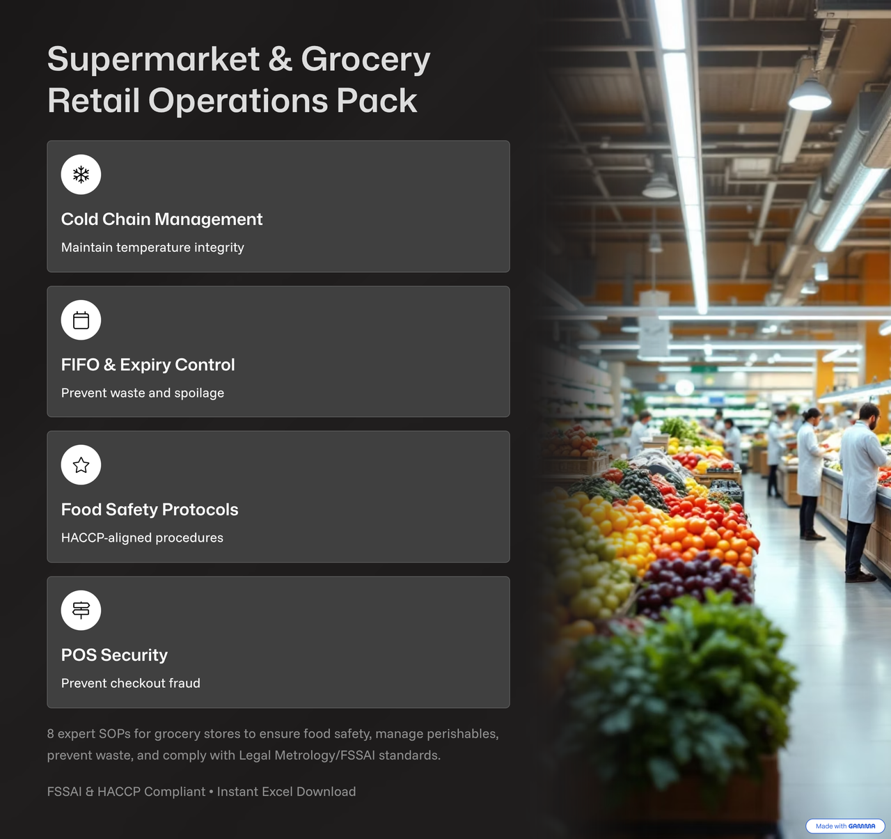 Supermarket & Grocery Retail Operations Pack