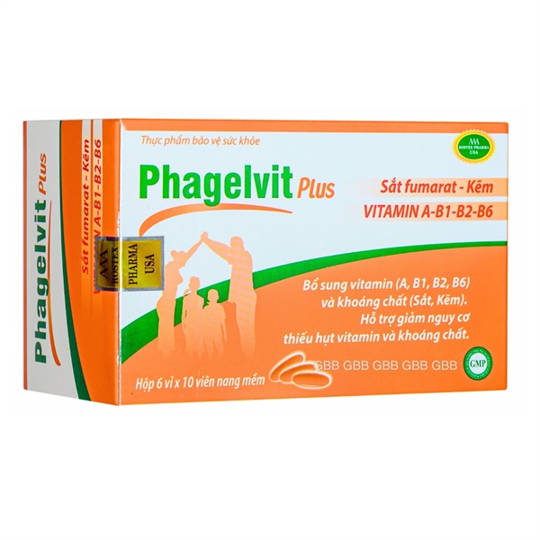 Phagelvit plus hộp 60 viên roxtech ( )