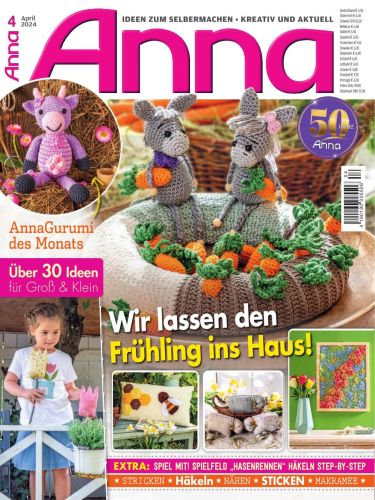 Cover: Anna Ideen zum Selbermachen Magazin April No 04 2024