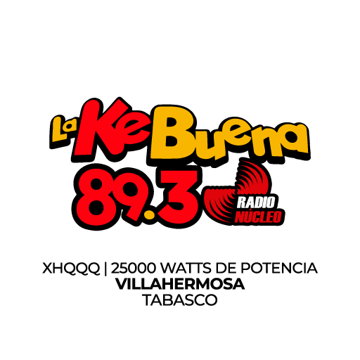  LA KEBUENA 89.3 (Villahermosa) - 89.3 FM - XHQQQ-FM - Radio Núcleo - Villahermosa, Tabasco