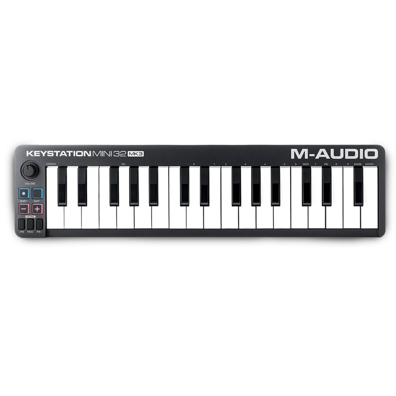 M-AUDIO Keystation Mini 32 MK3 MIDI Keyboard | 32-Key Compact Controller