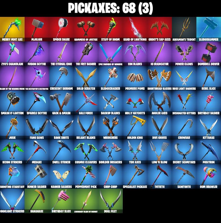 pickaxes comp