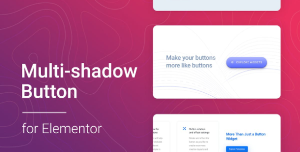 Buttoner – Multi-Shadow Button For Elementor WordPress