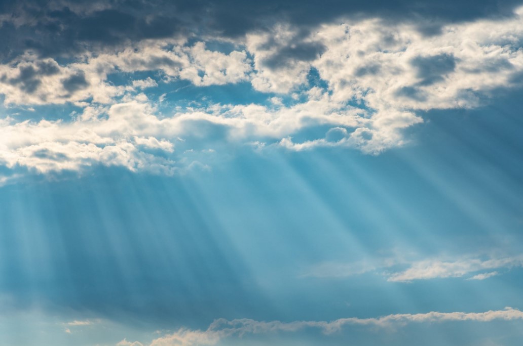 Gambar langit biru