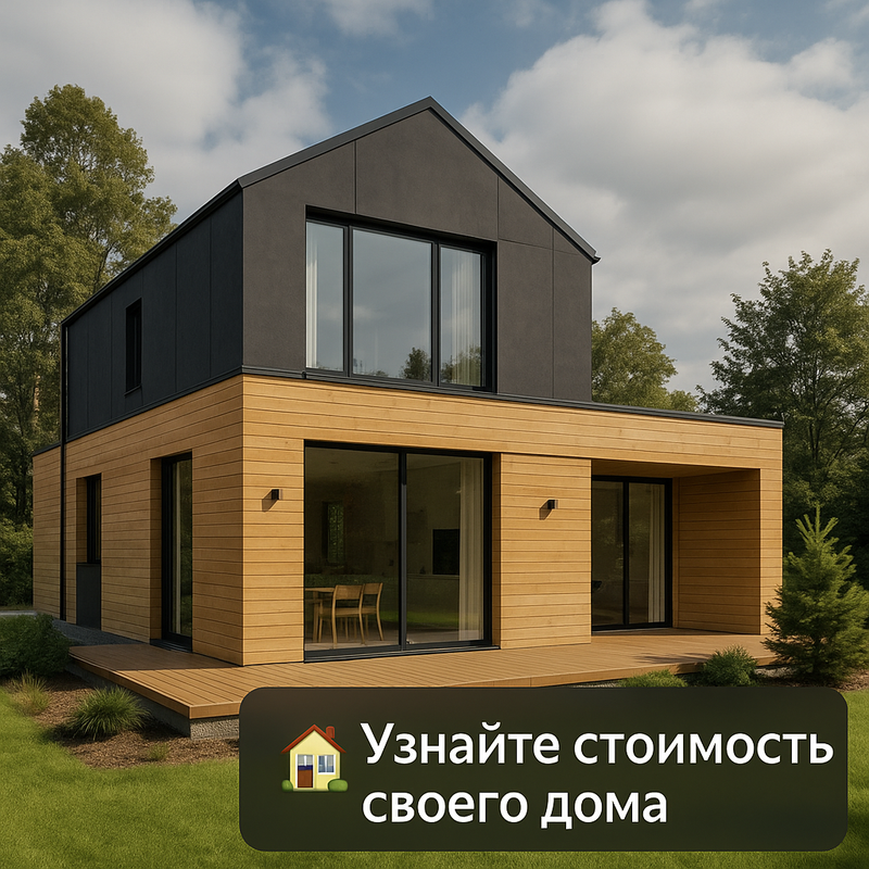 Каркасный дом — визуализация