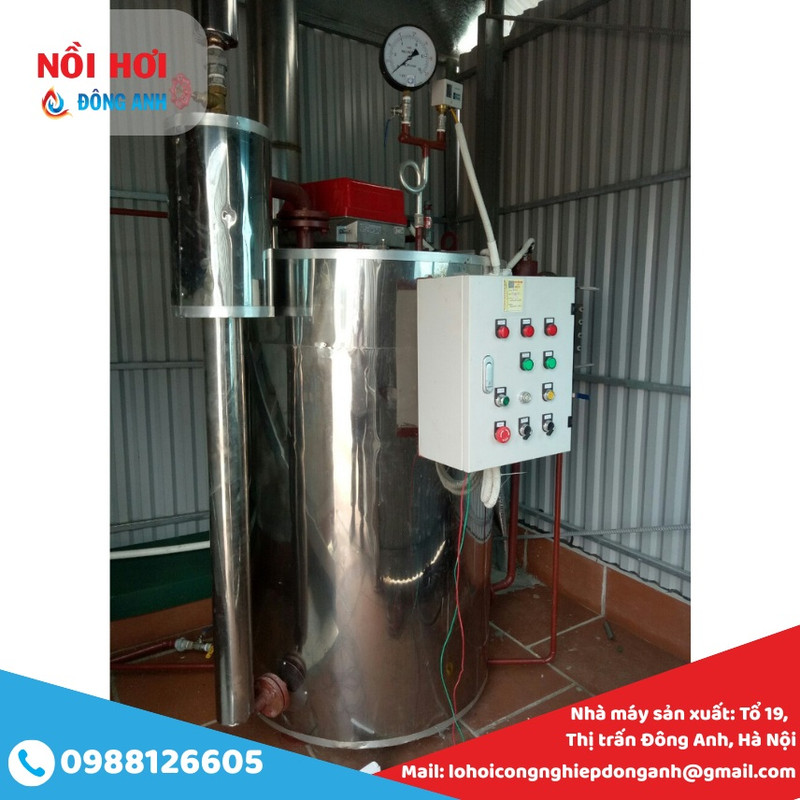 nồi hơi đốt dầu 200