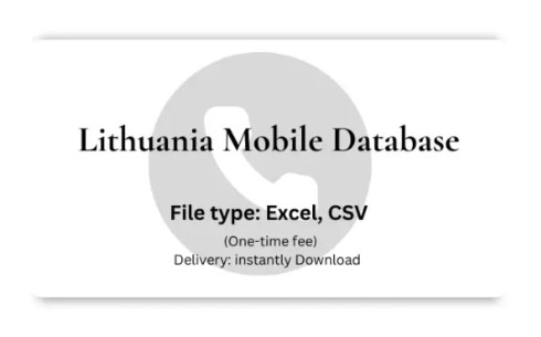 Lithuania Mobile Database Copy