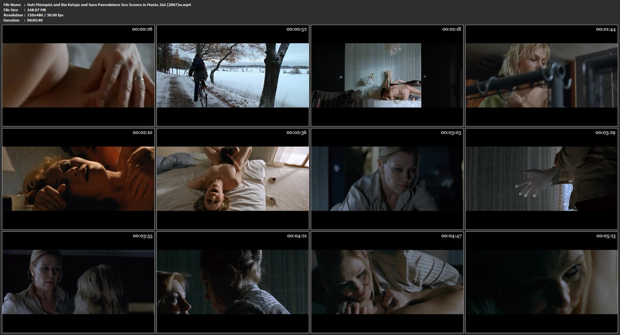 Outi Mäenpää and Ria Kataja and Sara Paavolainen Sex Scenes in Musta Jää (2007)w.mp4
