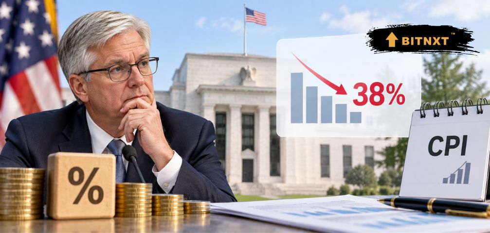 Fed Rate Hike Odds Fall to 38% as Waller Awaits CPI